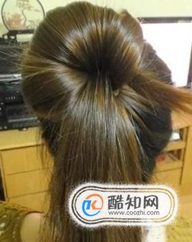 图文解析韩式齐刘海可爱花苞头扎法教程优质